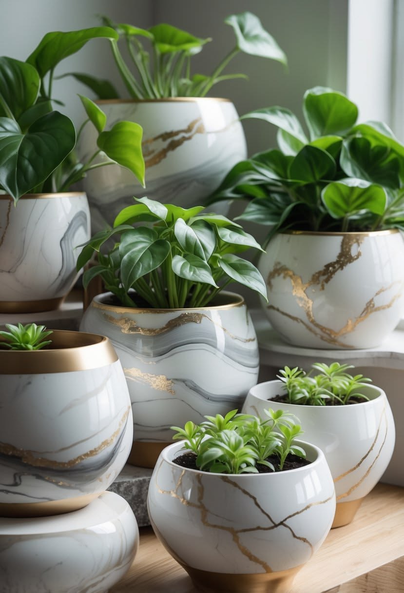 Handmade Ceramic Vase Set (3)